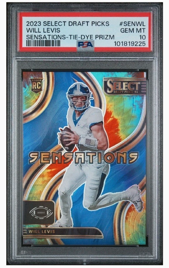 Will Levis Panini Select Draft Picks Sensations #SENWL Tie-Dye