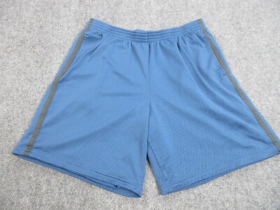 Champion C9 Shorts Mens 2XL XXL Blue Mesh Logo Basketball