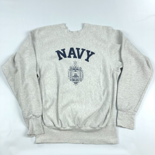 Vintage Navy US Naval Academy Store Crewneck Sweatshirt Medium Midshipmen