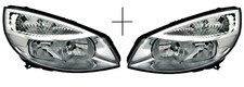 RENAULT SCENIC II Ph I 2003-2006 PHARE AVANT DROIT + GAUCHE ÉLECTRIQUE POUR FAST