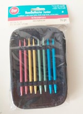 BOYE Needlemaster Junior Knitting 16 Piece Set Case US 7 8 9 10 Needles Cables 