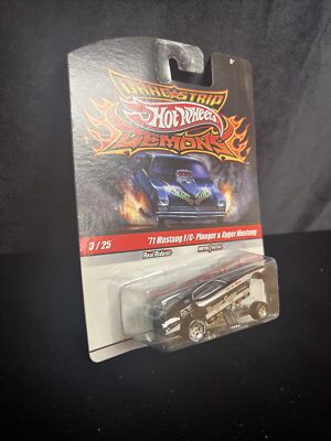 71 MUSTANG F/C Hot Wheels Drag Strip Demons Real Riders