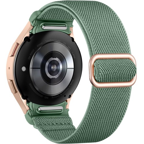 Bracelet nylon tissu élastique pour Samsung Galaxy Watch 7 6 5 4 Classic 40/44mm - Photo 17 sur 24