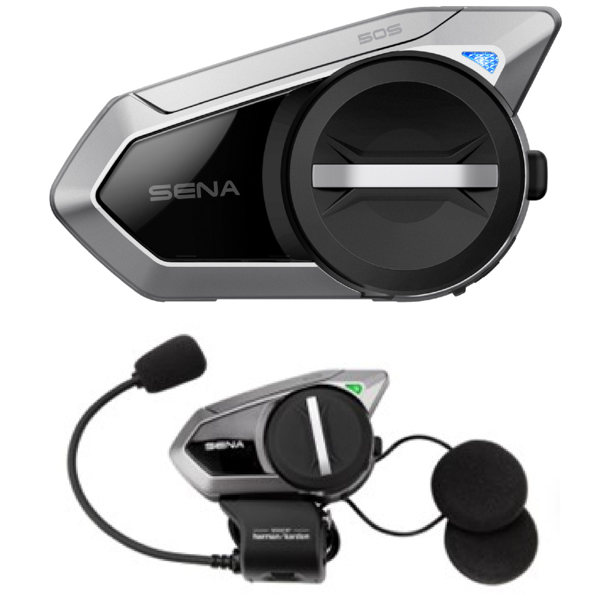 New Sena 50S Motorcycle HD Bluetooth Comm System Helmet Harman Kardon