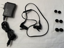 Plantronics Bluetooth Wireless Earbuds Headphones Black With Charger