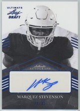 2021 Leaf Ultimate Draft Football Navy Marquez Stevenson Bills RC Auto 29/35