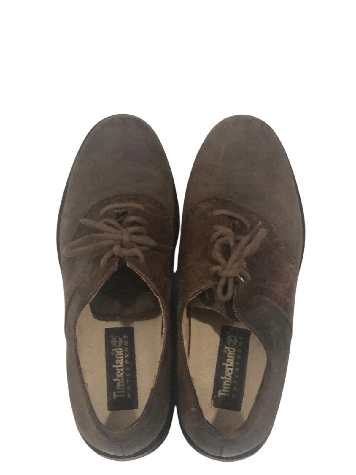 Scarpe eleganti Oxford Timberland impermeabili da uomo in pelle con lacci