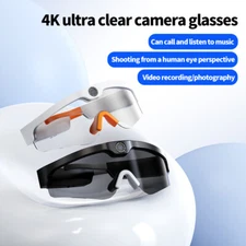 4K XV15 Smart Camera audio video Glasses Sports DV Glasses  Bluetooth music