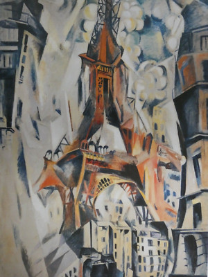 Robert Delaunay - La Tour Eiffel, 1 m x 0,7 m