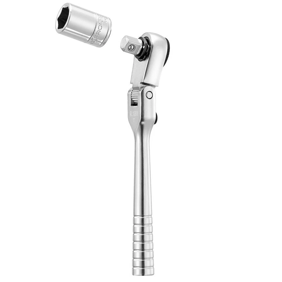 Facom R.180 1/4″ Drive Locking Flexi Head Compact Bit Ratchet - Image 4 of 4