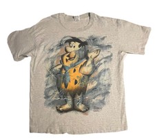 Vintage 1994 The Flintstones Double Sided Fred Front and Back Cartoon T Shirt XL