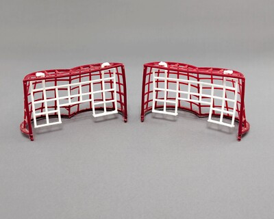 Vintage Original Stiga Tabletop Hockey Ersatz Netze Tore Deflektoren 2er Set