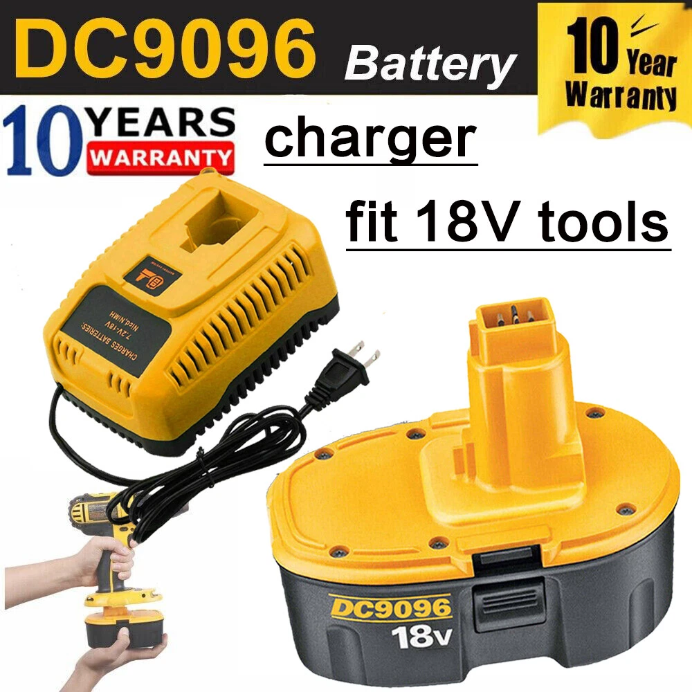 18 Volt for Dewalt 18V Battery Charger DC9096 2 DC9098 DC9099 NEW replacement