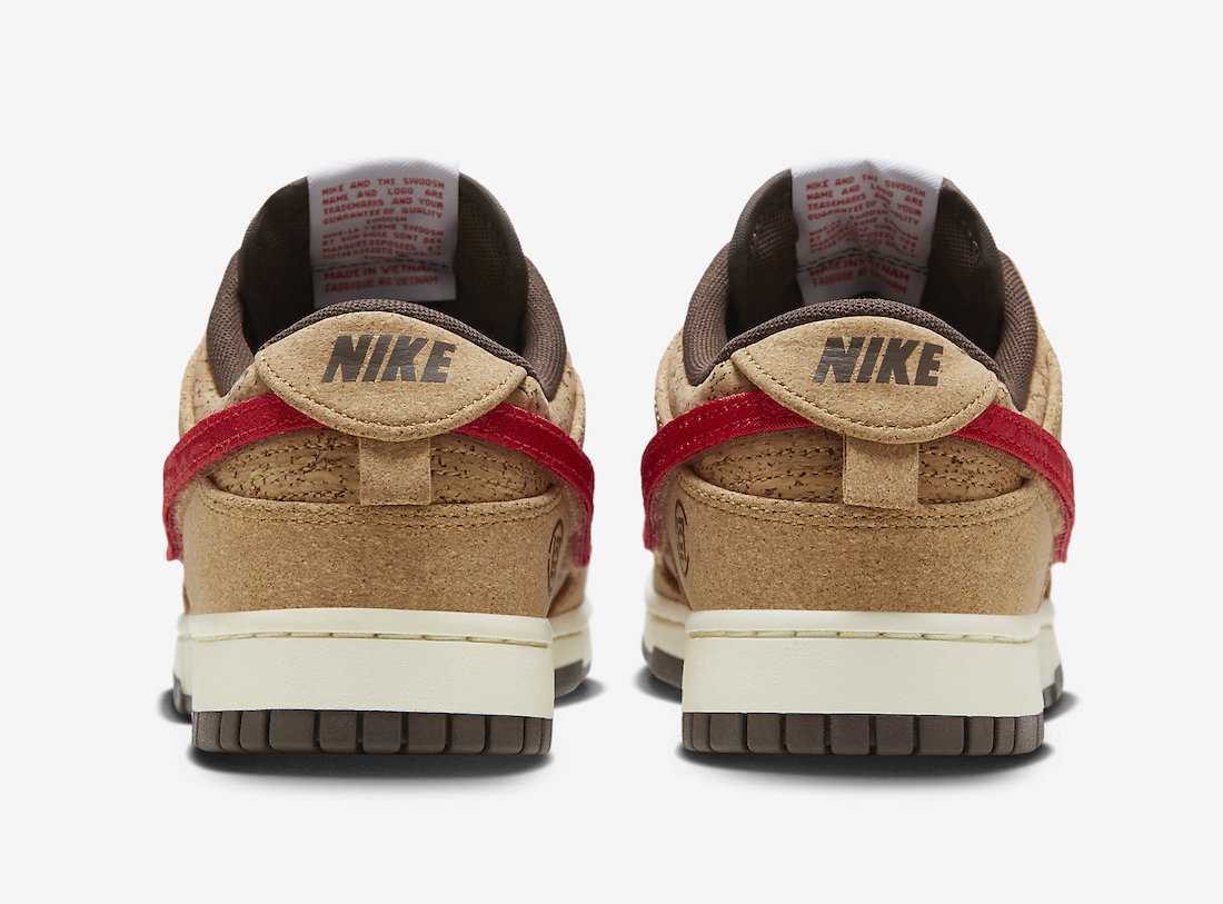 CLOT × Nike Dunk Low SP Cork Natural Flax Brown FN0317-121