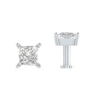 0.25ct 14kt gold over diamond wedding nose lip labret monroe ring stud screw