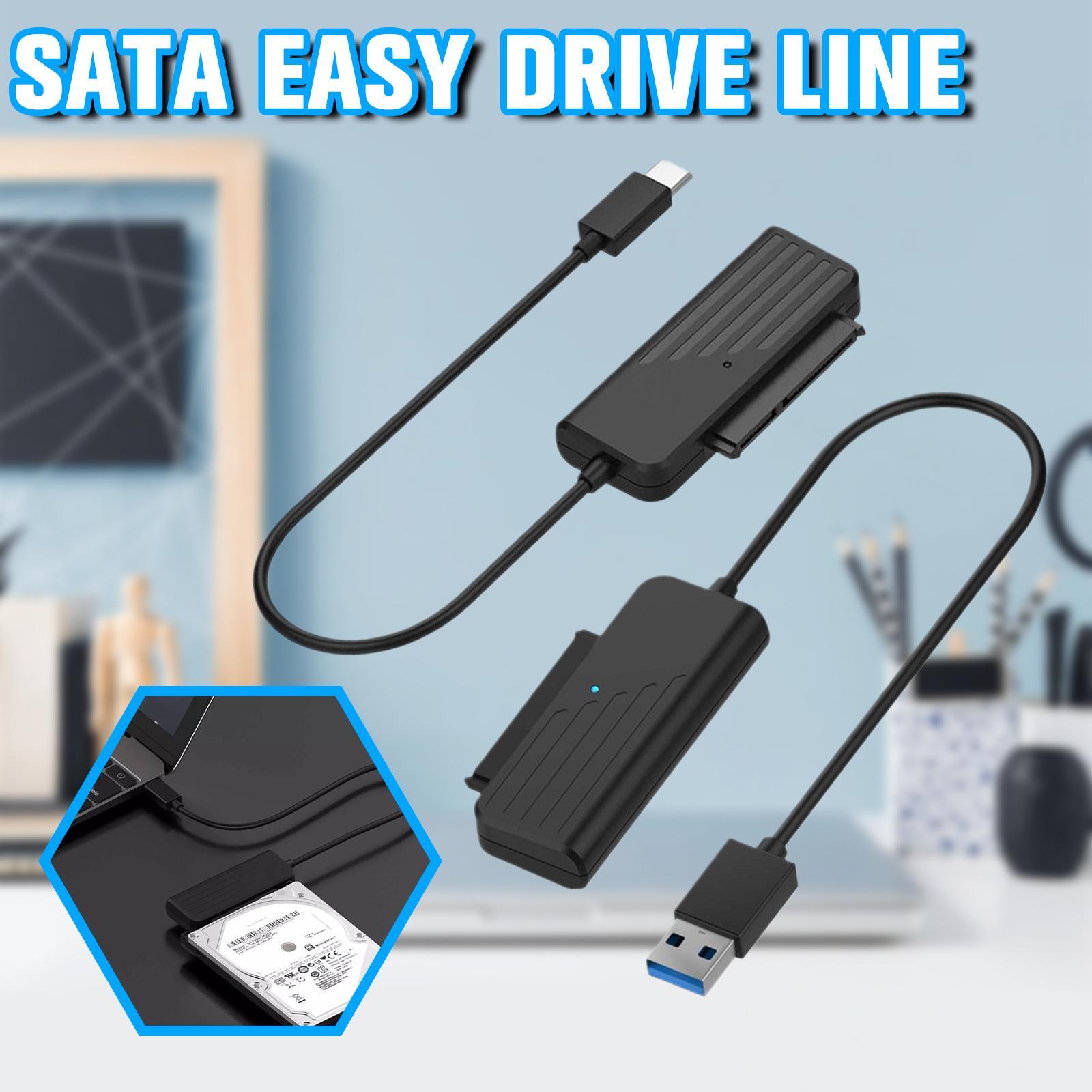 USB 3.0 To SATA 22 Pin 2.5 Inch Hard Disk Drive SSD Adapter Connector Cable  | eBay
