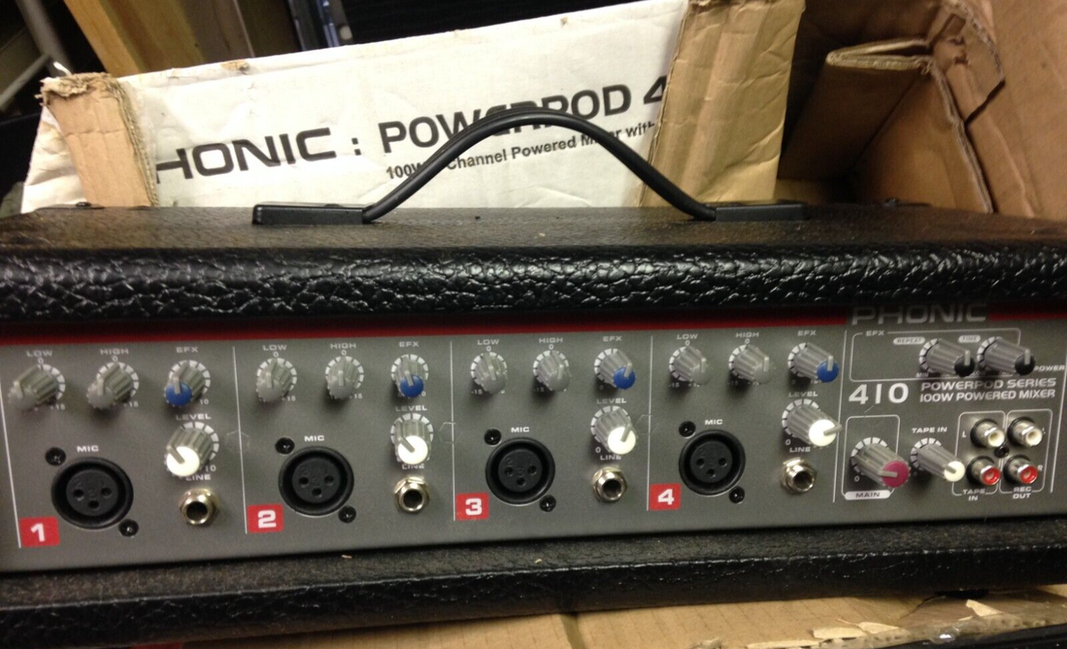 【未使用】PHONIC フォニック POWERPOD 410 100v POWERPOD 410 R