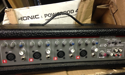 Phonic Powerpod 410 Head 100W 4 Chanel Powered Mixer w/ Variable