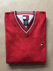 Tommy Hilfiger Boys Vest - Red - Size L - Pre-owned