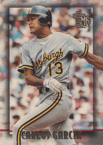 1995 Topps Embossed Carlos Garcia #74 card
