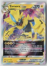 Zeraora VSTAR 055/159 Holo VSTAR Rare Crown Zenith Pokemon Near Mint