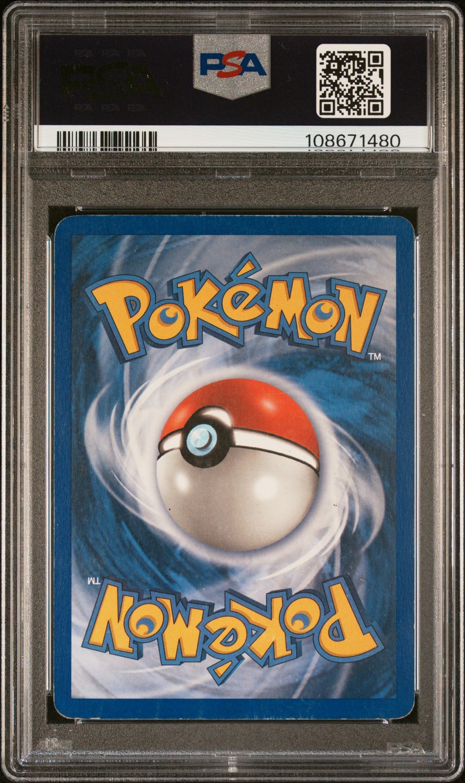 Pokemon Vaporeon Gold Star Holo Power Keepers 102/108 PSA 4 view 2