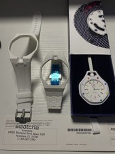 Swatch x Audemars Piguet AP Bioceramic Royal Pop Huit Blanc W/ Wristband