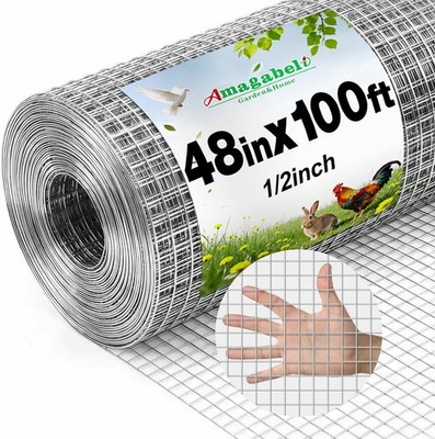 48x100 ft 1/2 Hardware Cloth 19 Gauge Galvanized