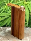 Exotic Wood Stashbox/ Dugout- Figured Canary / Poker, Bat & Extra Spring - USA — photo 3