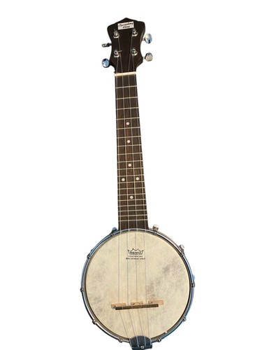 4-String Remo Weather King Tenor Banjo. 23” Tall And Made From Sapele Wood.