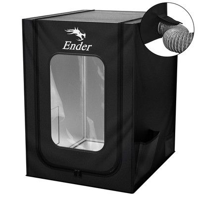 Official 3D Printer Enclosure with Fan Interface, Fireproof Dustproof Constan...