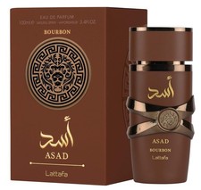 New 100ml / 3.4oz Lattafa Asad Bourbon Eau De...