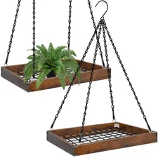Plant Hanger Indoor Outdoor, 16" Large Hanging Planters for Indoor Plants Han...