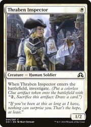 Thraben Inspector #44 Foil Shadows over Innistrad