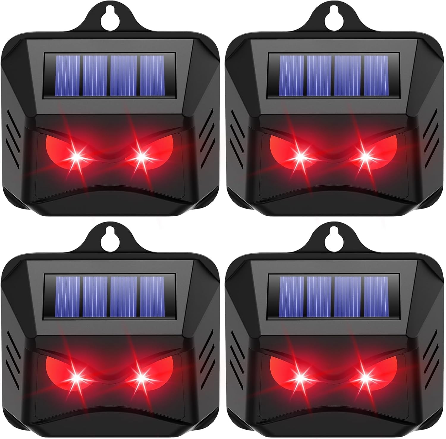 Solar Animal Deterrent Lights (4): Repel Deer, Raccoons – For Chicken Coops