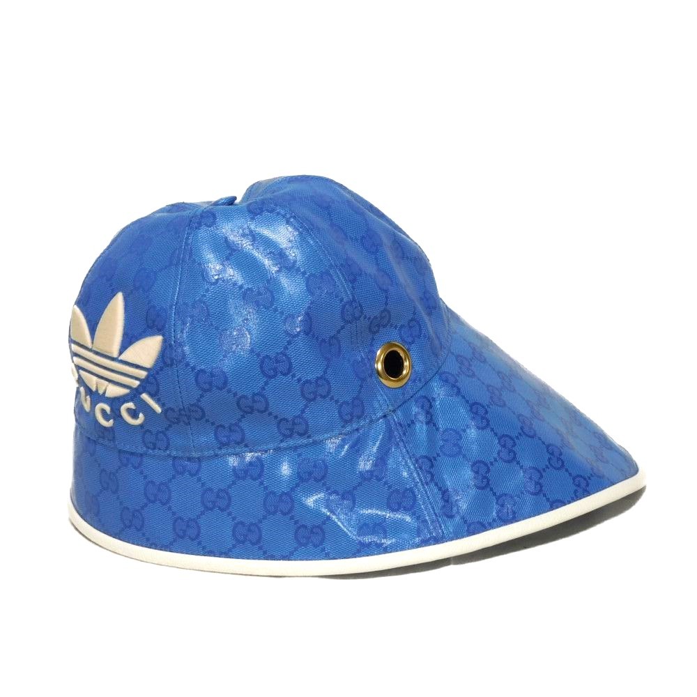GUCCI帽子　グッチ希少クリスタルハット GUCCI GG crystal bucket hat 724628 3HANY 4377 hat Double G