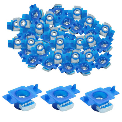 Strut Channel Nuts with Twist Tab, 1/4''-20 Thread Nut with Zinc Electroplate for