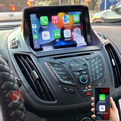 4G+64GB Android 14 CarPlay 4-Kern Für Ford Kuga 2012-2018 Escape Autoradio DAB+
