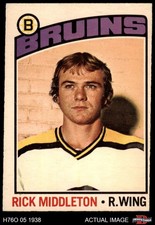 1976 O-Pee-Chee NHL #127 Rick Middleton Bruins 4 - VG/EX