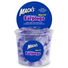 Soft Foam Earplugs - 100 Pairs Individually Wrapped - Small for Sleeping, Travel