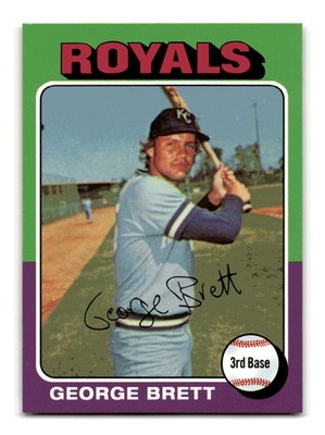 George Brett 2016 Topps Berger's Best #BB-24 HOF Kansas City Royals Mint