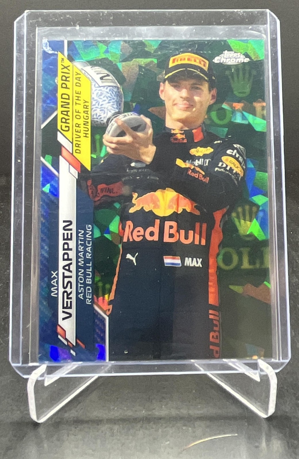 2020 Topps Chrome Sapphire Formula 1 F1 Max Verstappen #165