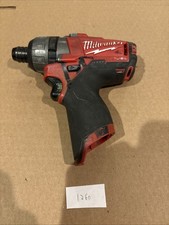 Used Milwaukee 2402-20 M12 FUEL 12V 1/4" Hex 2-Speed Screwdriver Tool OEM 1260
