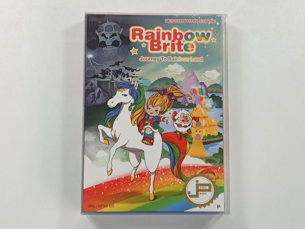 Jeu retro Rainbow Brite NES pour soiree gaming nostalgique en famille
