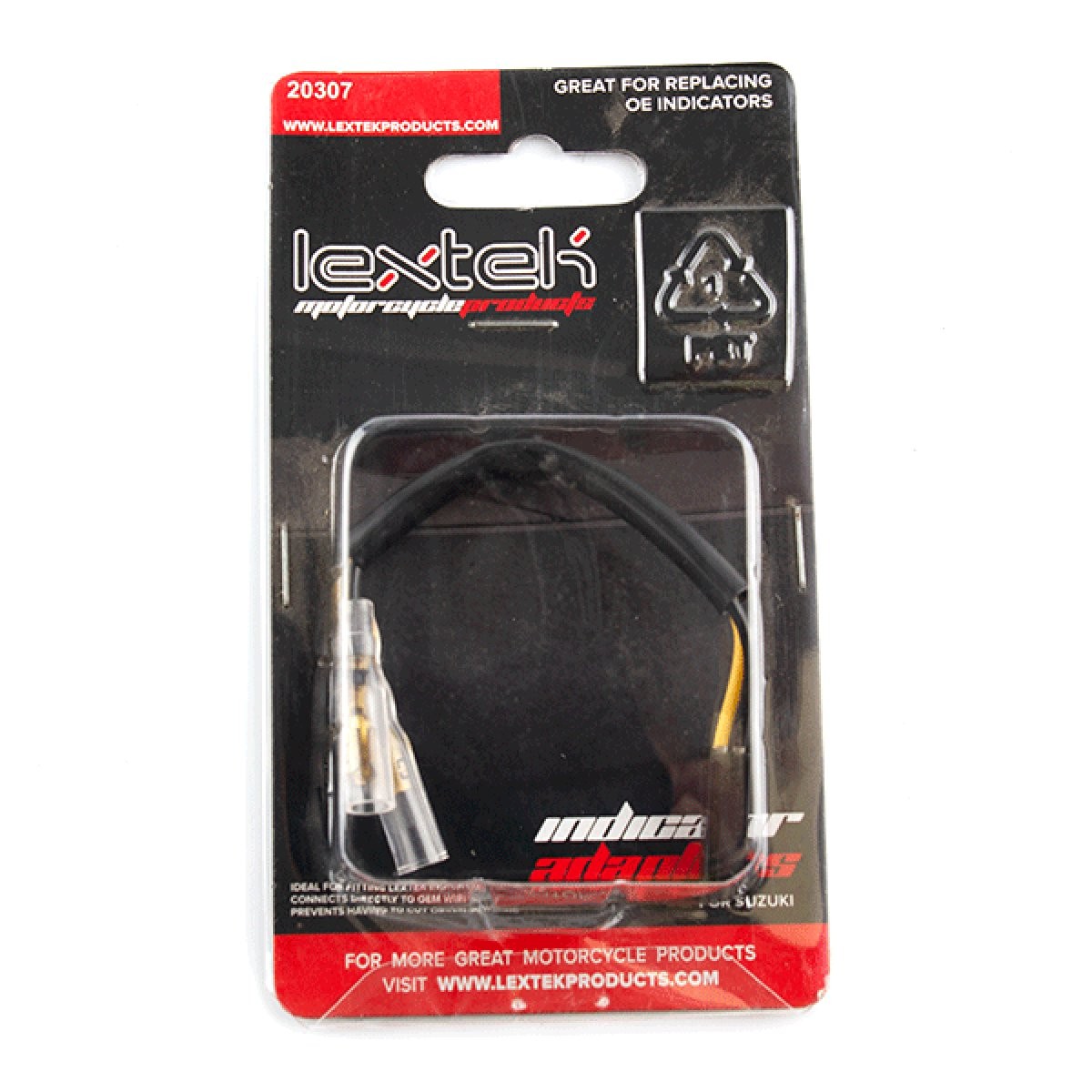 Motorcycle Lextek Indicator Adapter Leads for Suzuki INDL004 NEW HONDA KAWASAKI