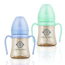 GROSMIMI Spill Proof Magic Sippy Cup with Straw with Handle for Baby and Todd...