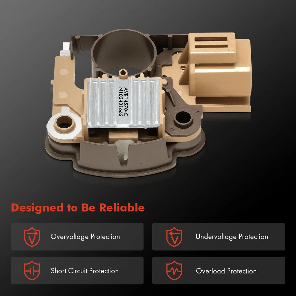 Regulador alternador para Nissan Sentra 1989-1994 Subaru Legacy 1990-1994 14,40 V Foto 4 de 4