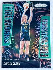 2025 Panini Prizm WNBA CAITLIN CLARK Fireworks Green #9 Read ad for more
