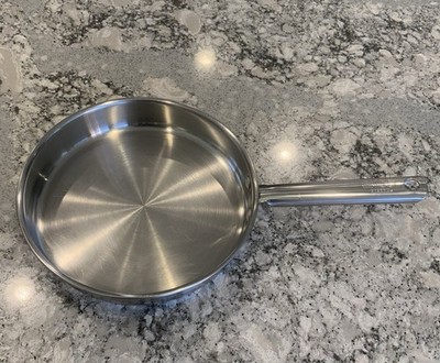EKCO Frying Pan 10in Eterna 18/10 Stainless Steel Skillet Riveted  Chef Grade