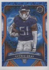 2024 Topps Resurgence Rookies Blue & Orange Spark Refractor Cedric Gray 0tp5